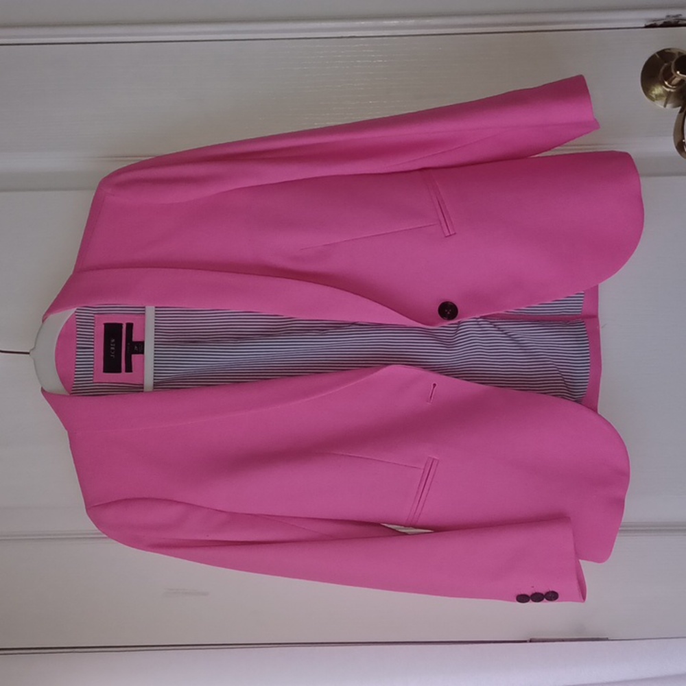 J. Crew Parke Blazer Hot Pink size 2P